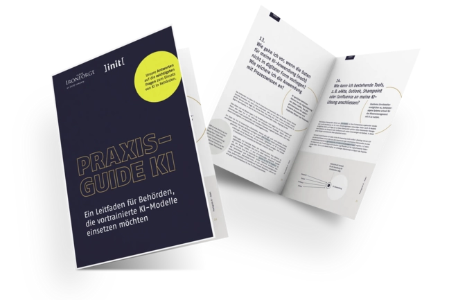 Mockup des KI Praxis-Guide