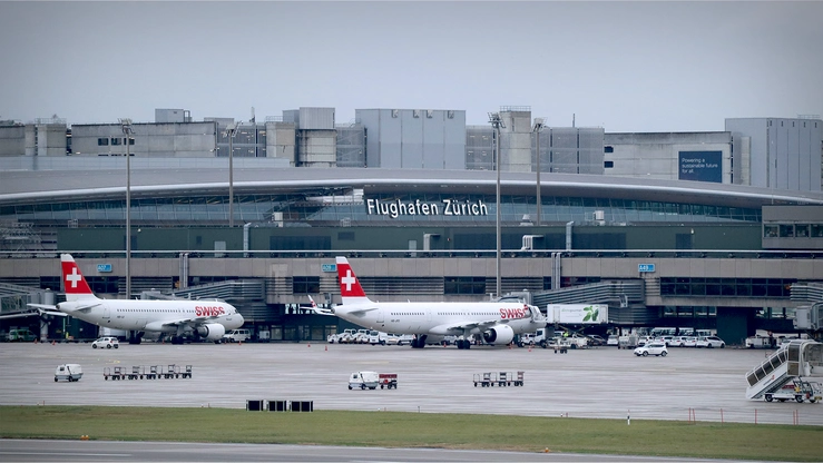 Foto vom Flughafen Zürich