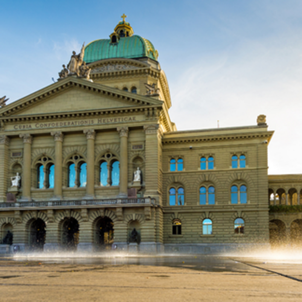 Bundeshaus aus Sicht vom Bundesplatz